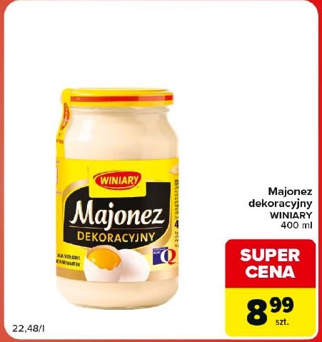 Majonez dekoracyjny w ofercie sklepu Carrefour Market
