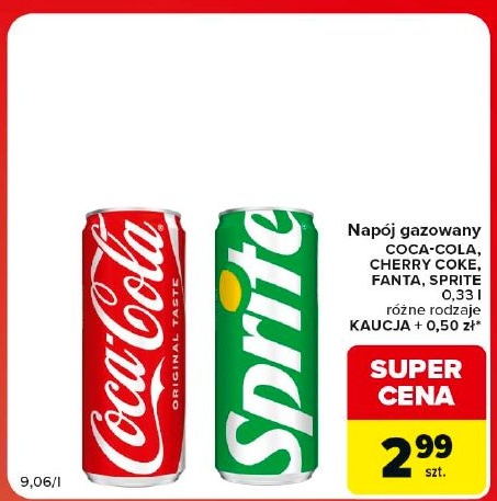 Napój gazowany w ofercie sklepu Carrefour Market