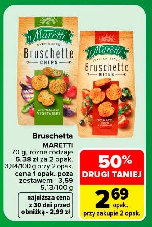 Bruschetta Maretti w ofercie sklepu Carrefour Market