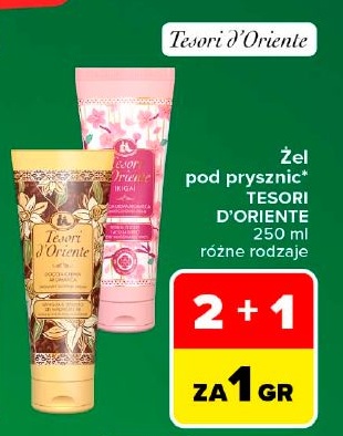 Żel pod prysznic Tesori d'Oriente w ofercie sklepu Carrefour Market