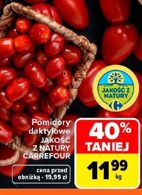 Pomidory daktylowe w ofercie sklepu Carrefour Market