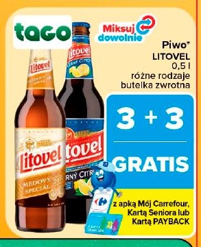 Piwo Litovel w ofercie sklepu Carrefour Market