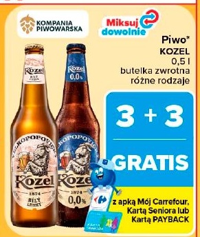 Piwo Kozel w ofercie sklepu Carrefour Market