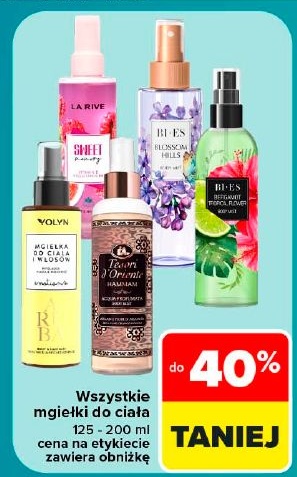 mgiełka do ciała w ofercie sklepu Carrefour Market