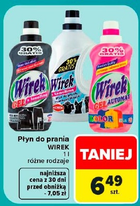 Płyn do prania Wirek w ofercie sklepu Carrefour Market