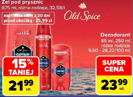 Żel pod prysznic Old Spice w ofercie sklepu Carrefour Market