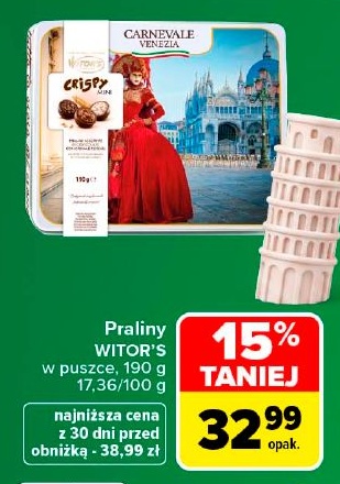 Praliny WITOR'S w ofercie sklepu Carrefour Market