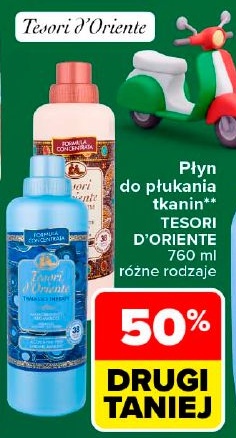Płyn do płukania tkanin TESORI D'ORIENTE w ofercie sklepu Carrefour Market