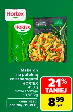 Makaron na patelnię ze szparagami w ofercie sklepu Carrefour Market