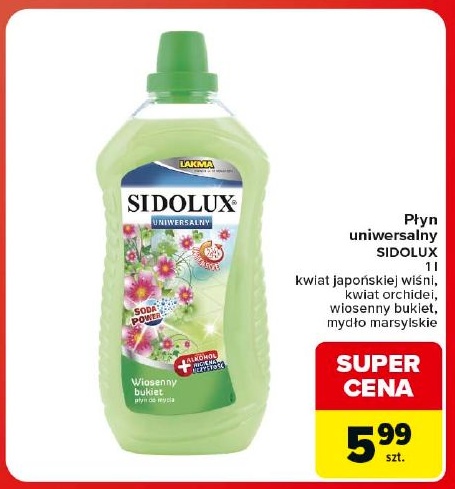 Płyn uniwersalny Sidolux w ofercie sklepu Carrefour Market
