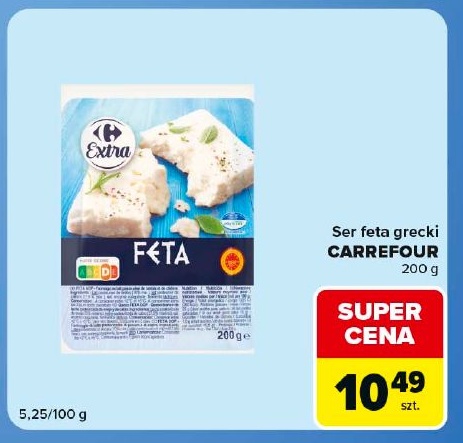 Ser feta grecki w ofercie sklepu Carrefour Market
