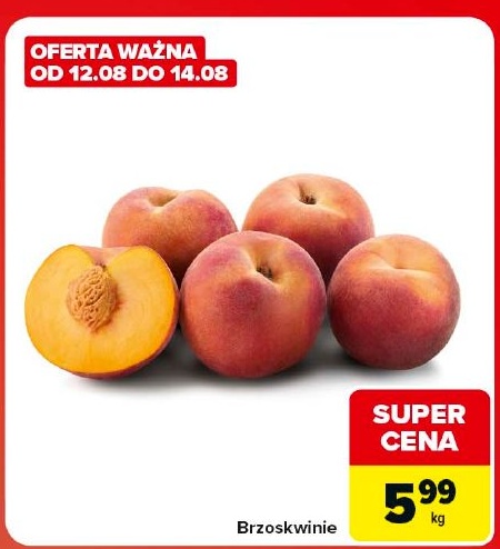 Brzoskwinia w ofercie sklepu Carrefour Market