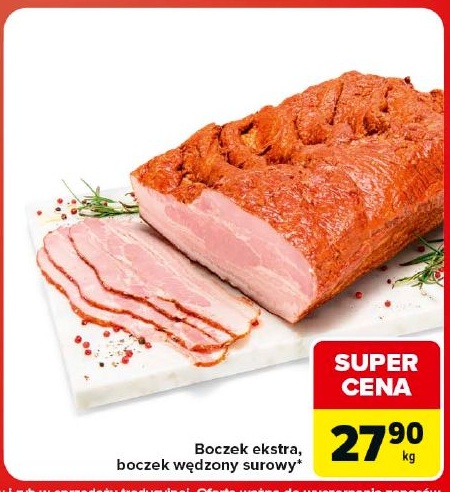 Boczek ekstra w ofercie sklepu Carrefour Market