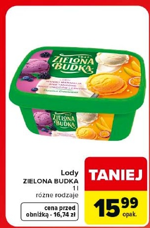 Lody Zielona Budka w ofercie sklepu Carrefour Market