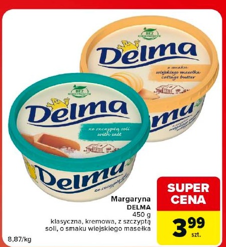 Margaryna Delma w ofercie sklepu Carrefour Market