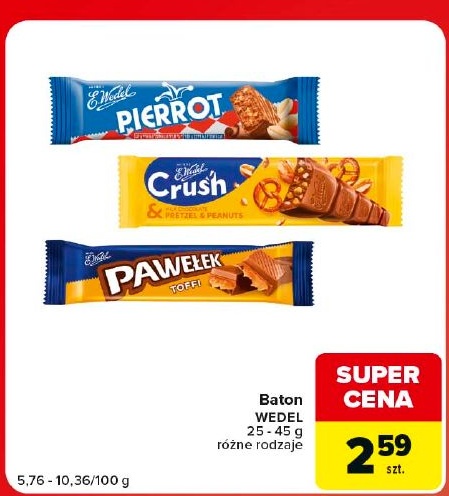Baton Wedel w ofercie sklepu Carrefour Market