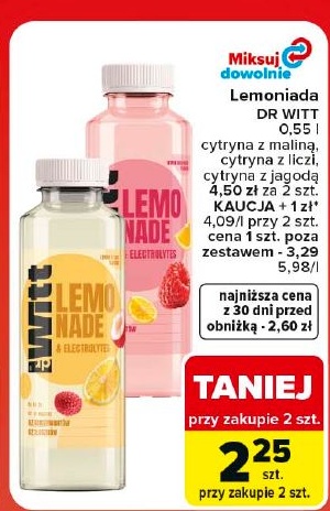 Lemoniada Dr Witt w ofercie sklepu Carrefour Market