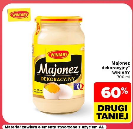 Majonez dekoracyjny Winiary w ofercie sklepu Carrefour Market