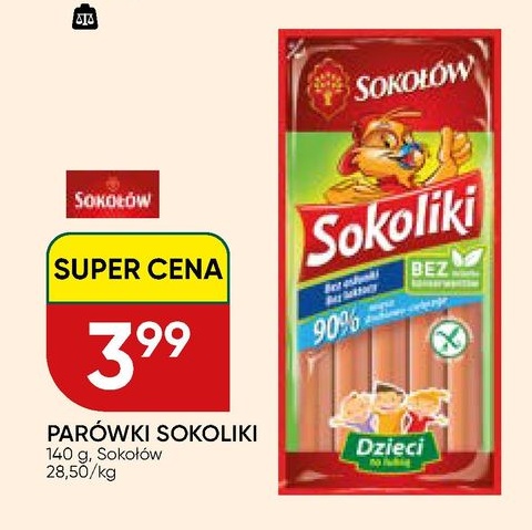 Parówki Sokoliki w ofercie sklepu Chata Polska