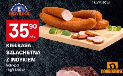 Kiełbasa szlachetna z indykiem w ofercie sklepu Chorten