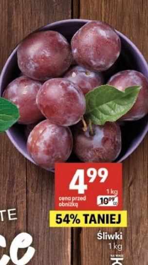 Śliwki w ofercie sklepu Delikatesy Centrum