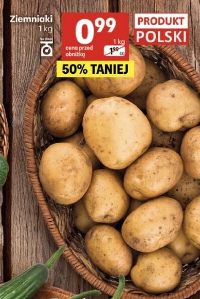 ziemniak w ofercie sklepu Delikatesy Centrum