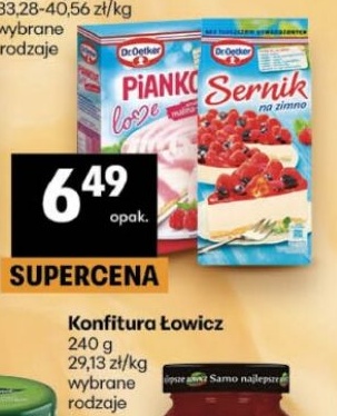 Konfitura w ofercie sklepu Delikatesy Centrum