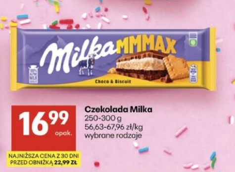 Czekolada Milka w ofercie sklepu Delikatesy Centrum