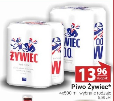 Piwo Żywiec w ofercie sklepu Delikatesy Sezam