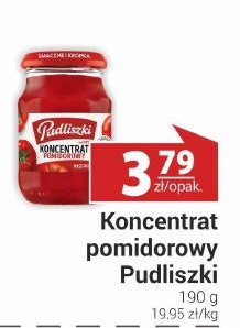 Koncentrat pomidorowy Pudliszki w ofercie sklepu Delikatesy Sezam