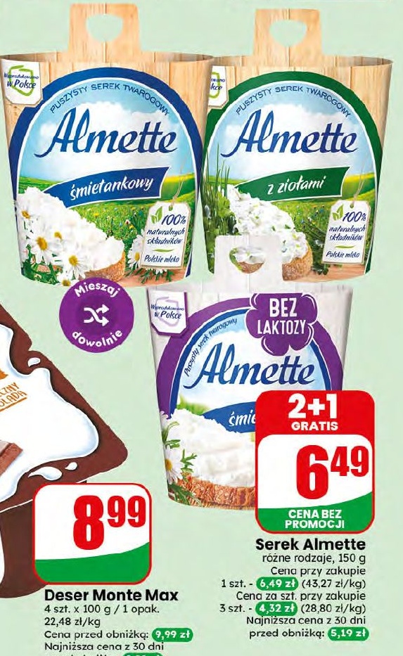 Serek Almette w ofercie sklepu dino