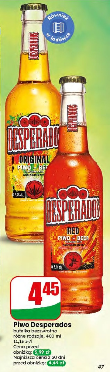 Piwo Desperados w ofercie sklepu dino