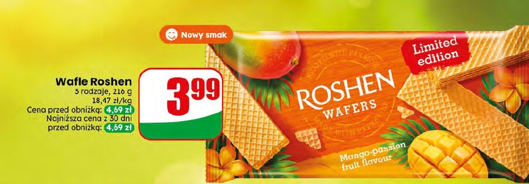 Wafle ROSHEN w ofercie sklepu dino