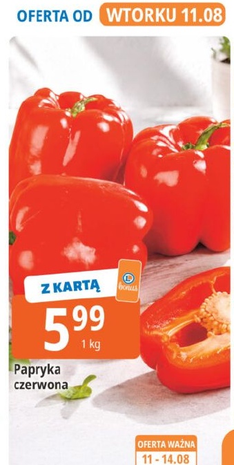 Papryka czerwona w ofercie sklepu E.Leclerc