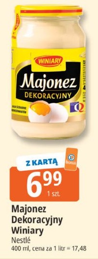 Majonez dekoracyjny w ofercie sklepu E.Leclerc
