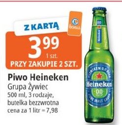 Piwo Heineken w ofercie sklepu E.Leclerc