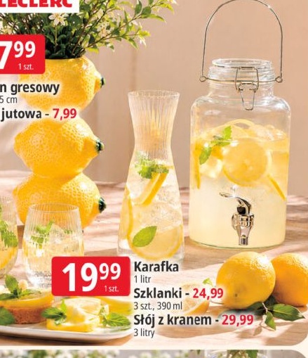 Karafka w ofercie sklepu E.Leclerc