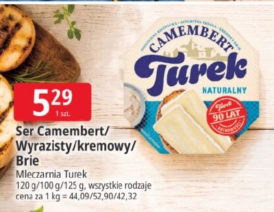Ser Camembert Turek w ofercie sklepu E.Leclerc