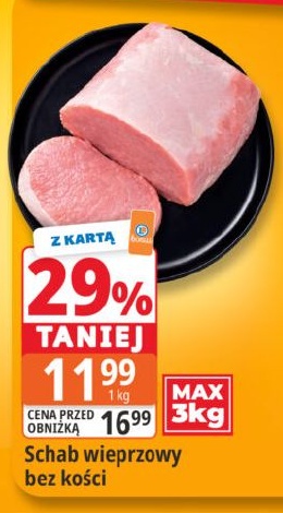 Schab wieprzowy bez kości w ofercie sklepu E.Leclerc