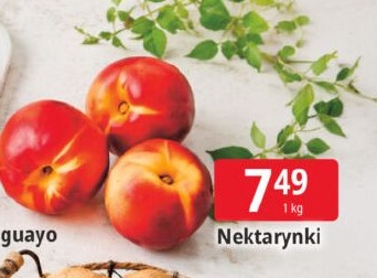 Nektarynki w ofercie sklepu E.Leclerc