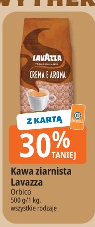 Kawa ziarnista LAVAZZA w ofercie sklepu E.Leclerc