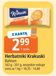 Herbatniki Krakuski w ofercie sklepu E.Leclerc