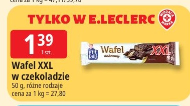 Wafel XXL w ofercie sklepu E.Leclerc