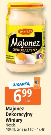 Majonez dekoracyjny w ofercie sklepu E.Leclerc