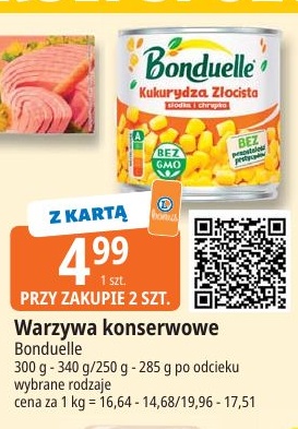 Warzywa konserwowe Bonduelle w ofercie sklepu E.Leclerc