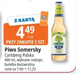 Piwo Somersby w ofercie sklepu E.Leclerc