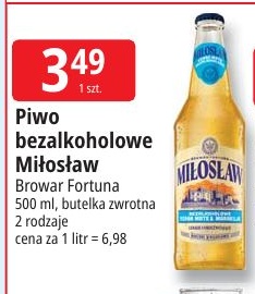Piwo bezalkoholowe Miłosław w ofercie sklepu E.Leclerc