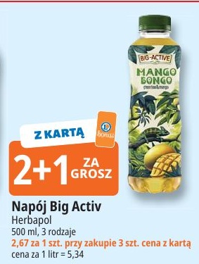 Napój Big Activ w ofercie sklepu E.Leclerc