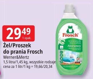 Żel/Proszek do prania Frosch w ofercie sklepu E.Leclerc