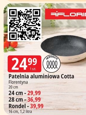 Patelnia aluminiowa Cotta w ofercie sklepu E.Leclerc